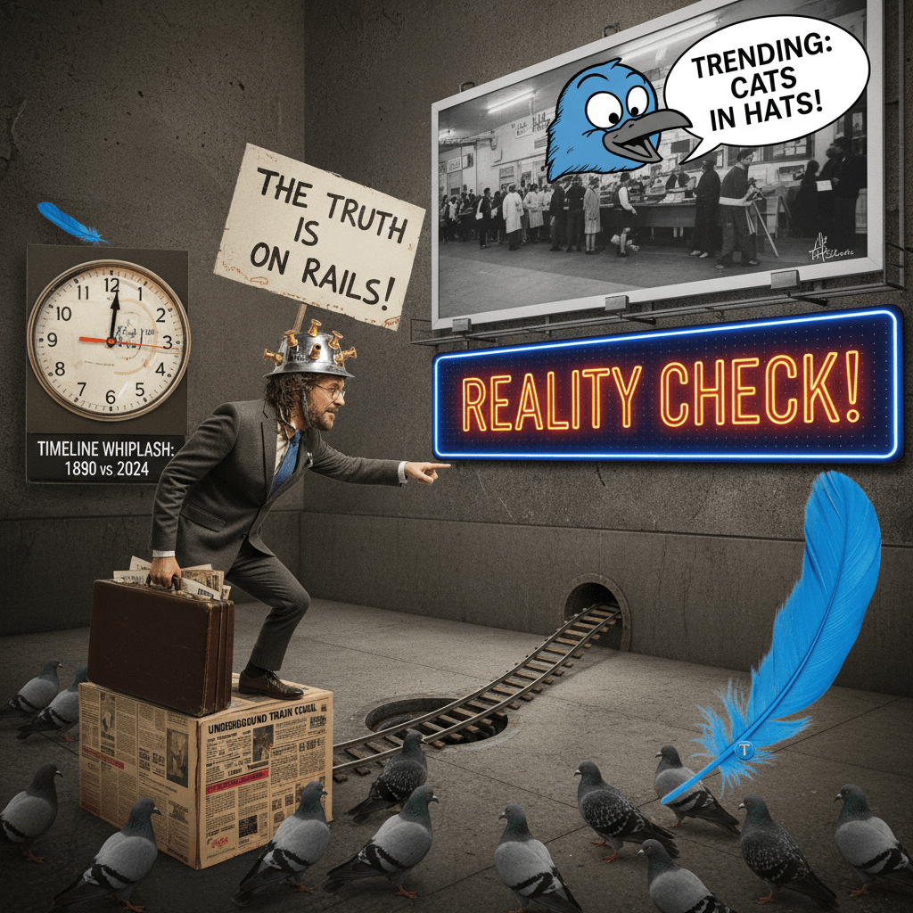 Secret trains exist; actual poverty kills you. Twitter's priorities, ladies & gentlemen.