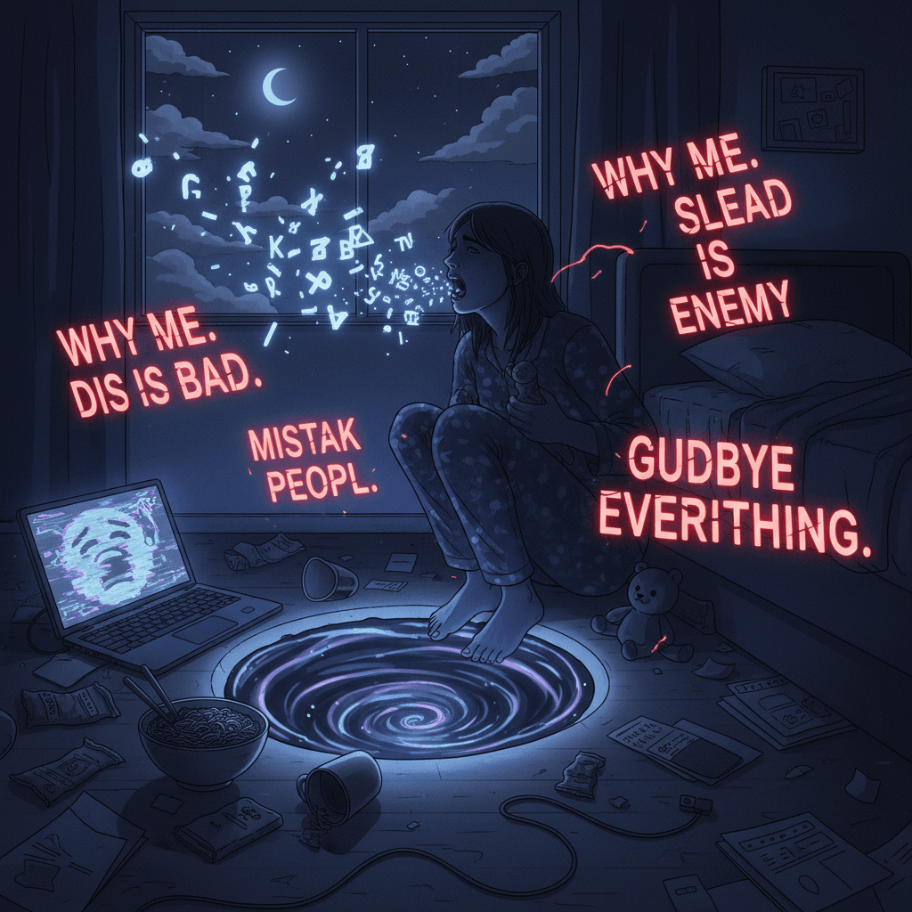 guy has regrets, whispers them into the void at 3am