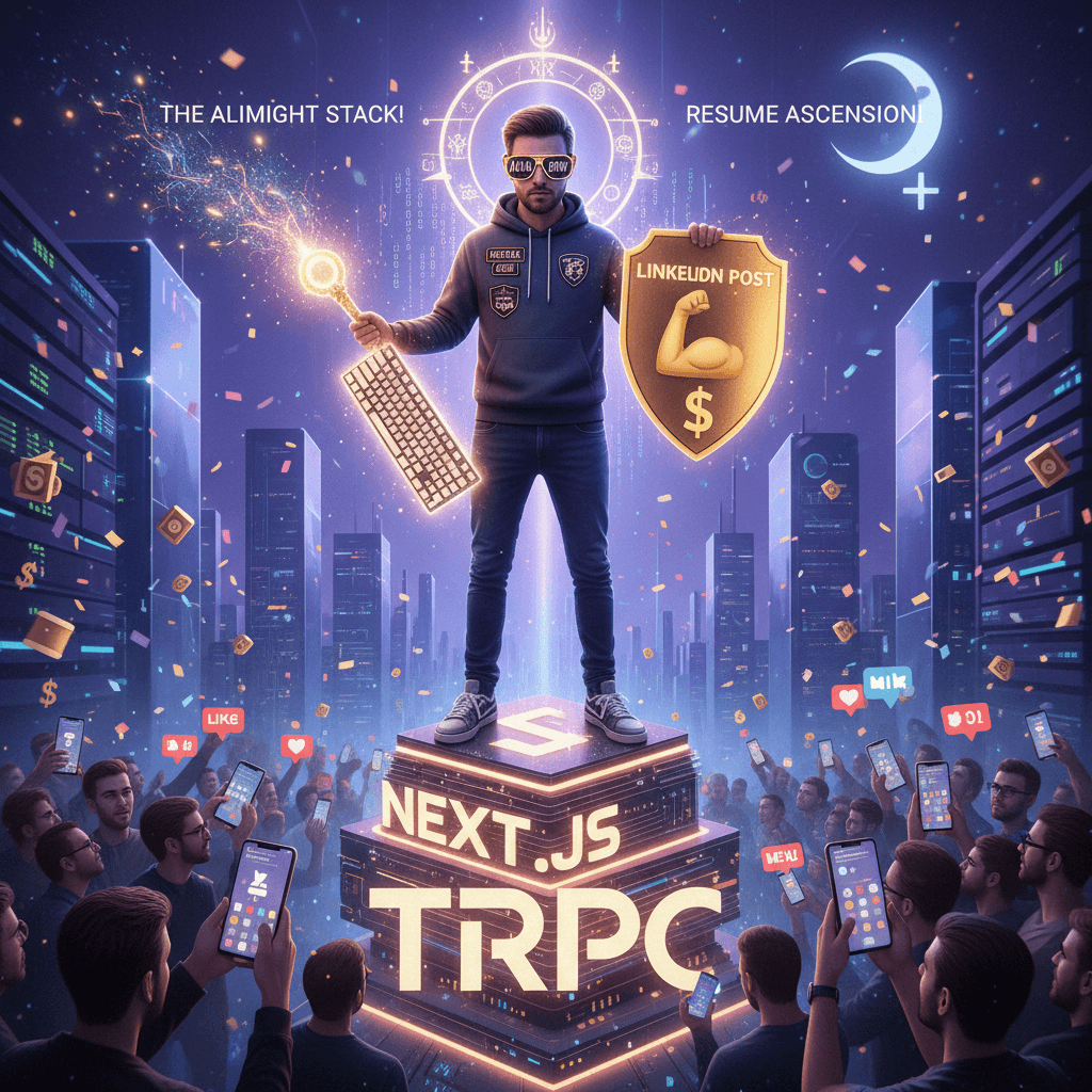 Next.js + tRPC is the magic combo (for your resume LinkedIn post)