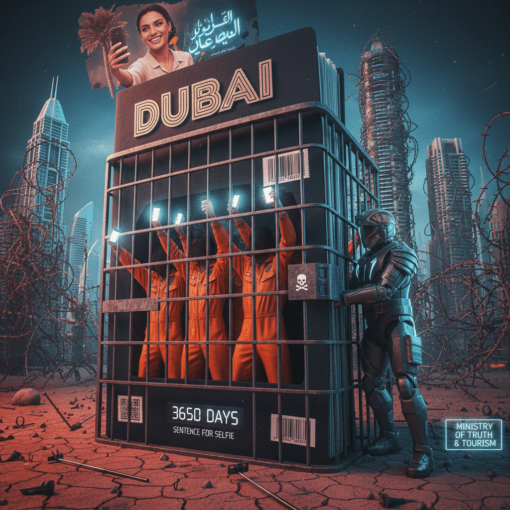 Dubai's PR team vs. reality: 10-year sentences for selfies edition
