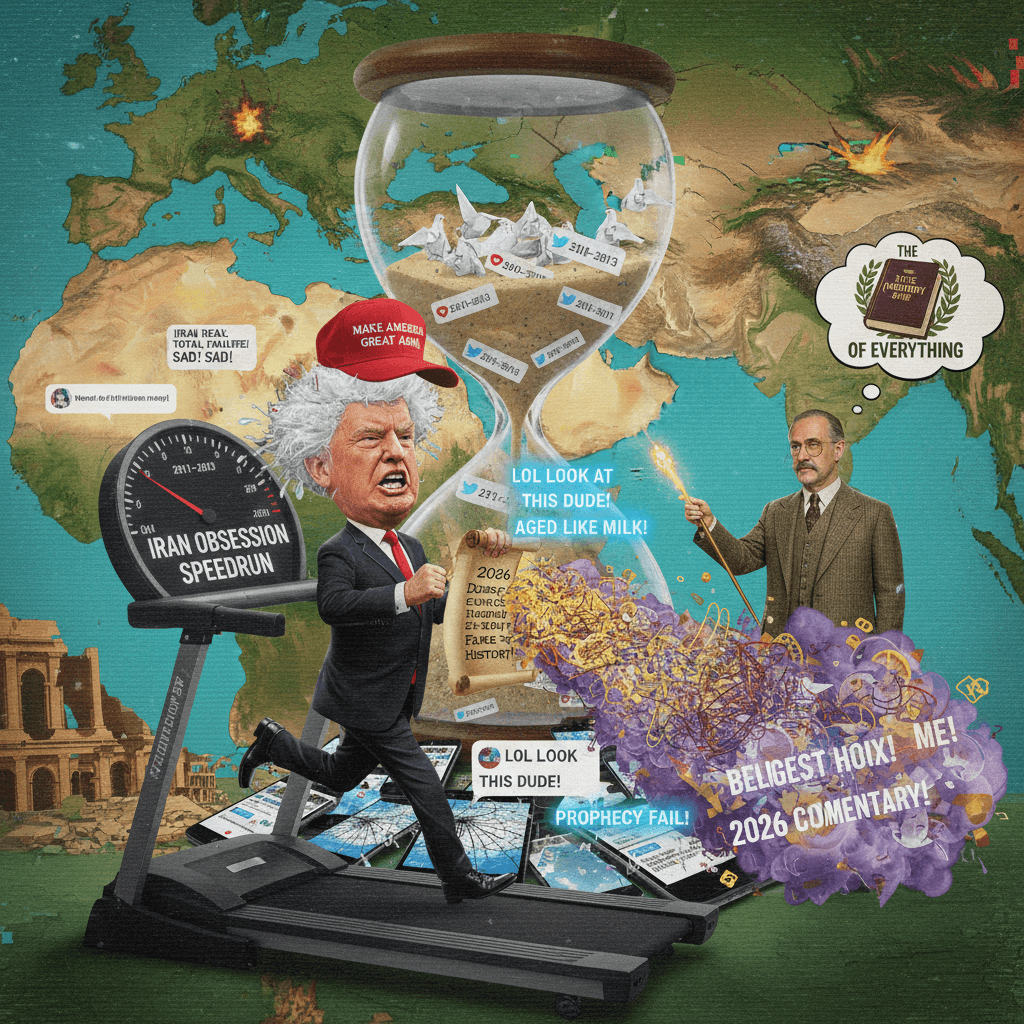 Trump's Iran obsession speedrun: 2011-2013 edition ft. rambling 2026 commentary