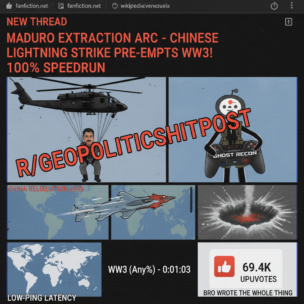 bro really wrote a tom clancy novel in his head about maduro