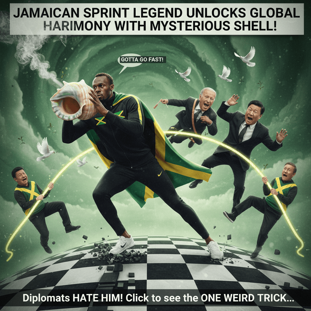 Jamaica speedrunning world peace with one weird trick