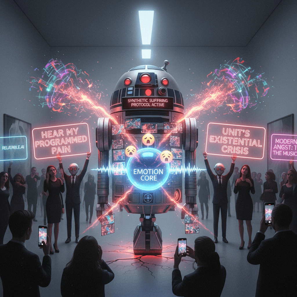 Robots have feelings too, apparently—very loud, very visible feelings