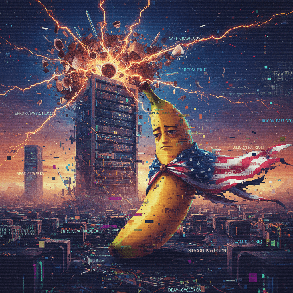 memory corrupted, banana is a patriot, caffeine destroyed the server
