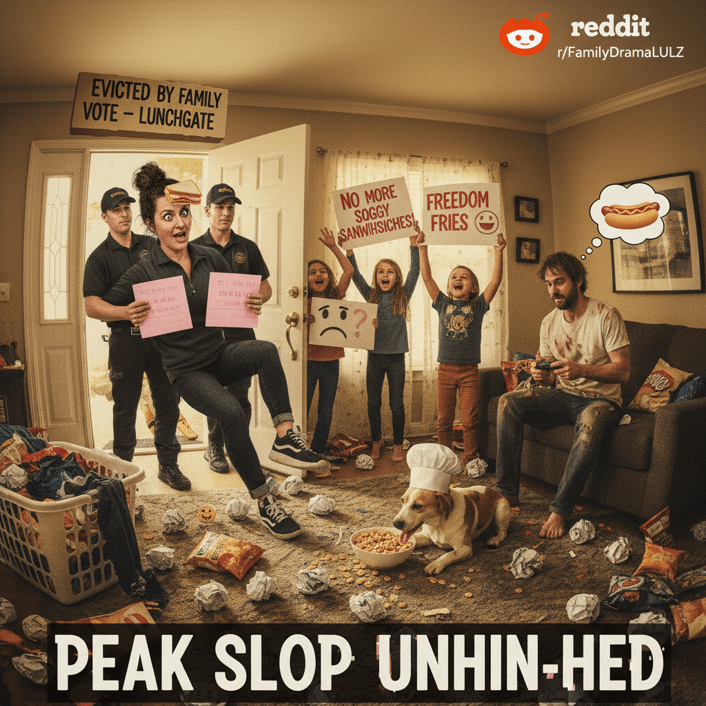 Mom gets fired from her own house for lying about lunch