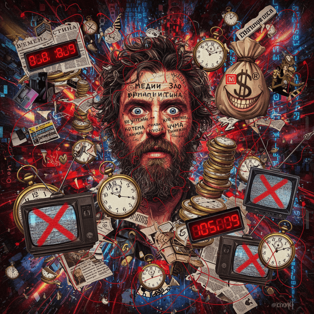 Bulgarian man's fever dream rant: media bad, timestamps proof, capitalism evil™®©