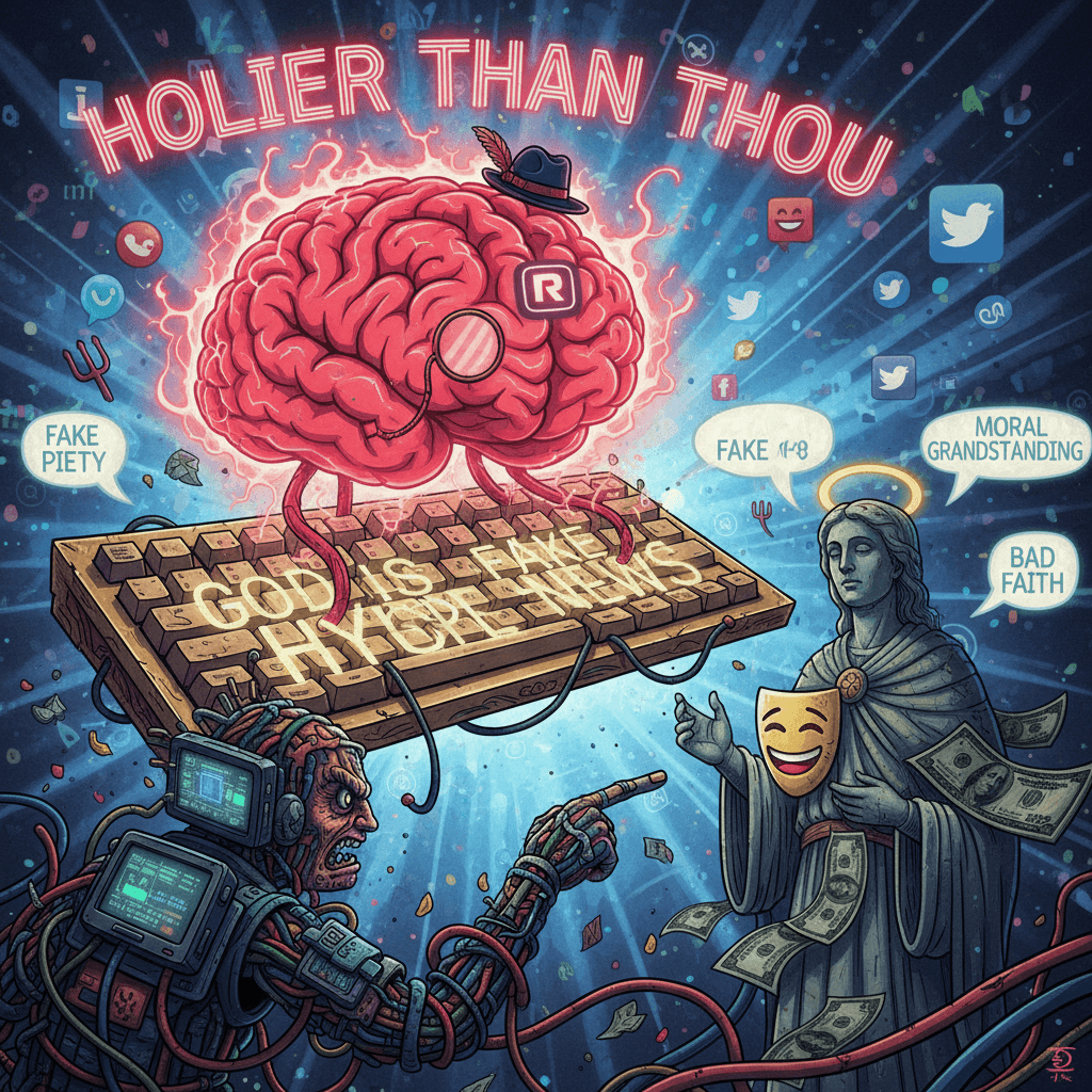 enlightened redditor discovers hypocrisy via vague god-shaming