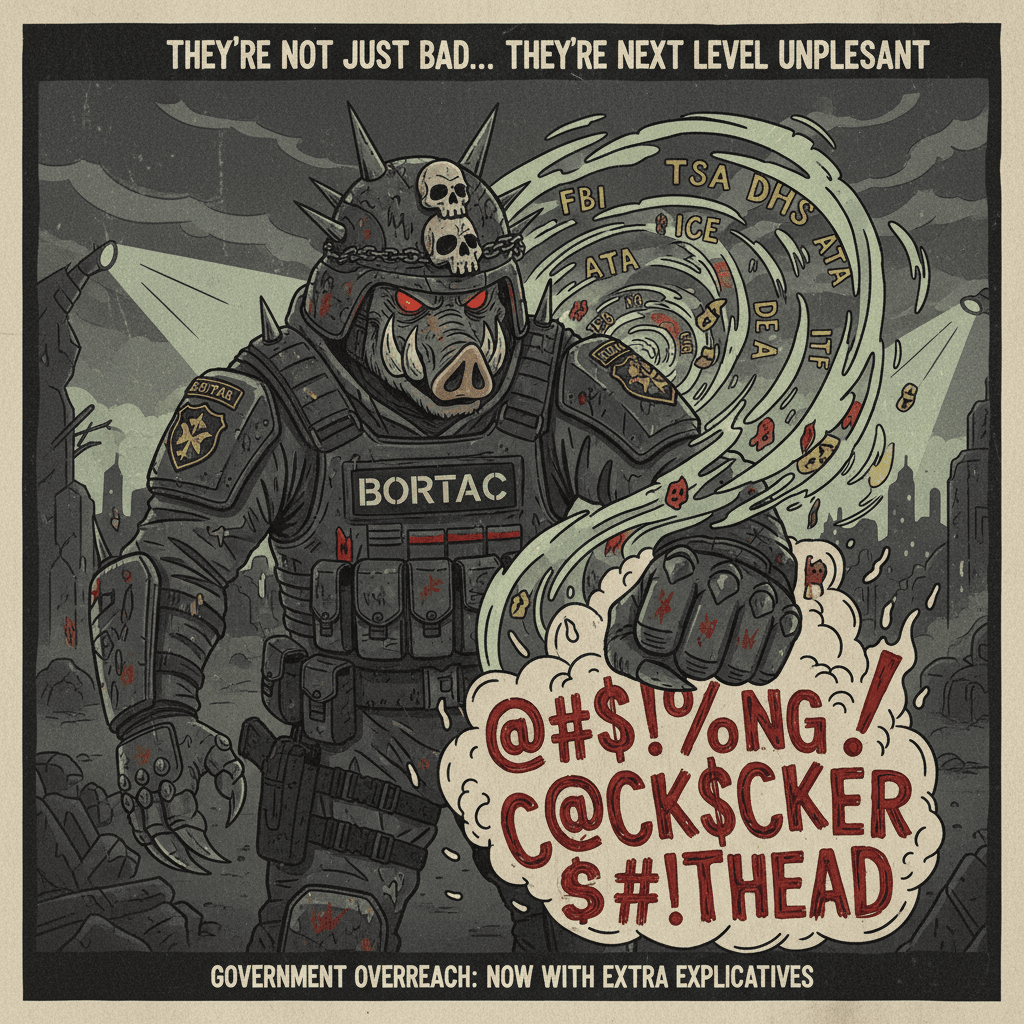 actually it's BORTAC, and they're WORSE (ft. unhinged cursing)