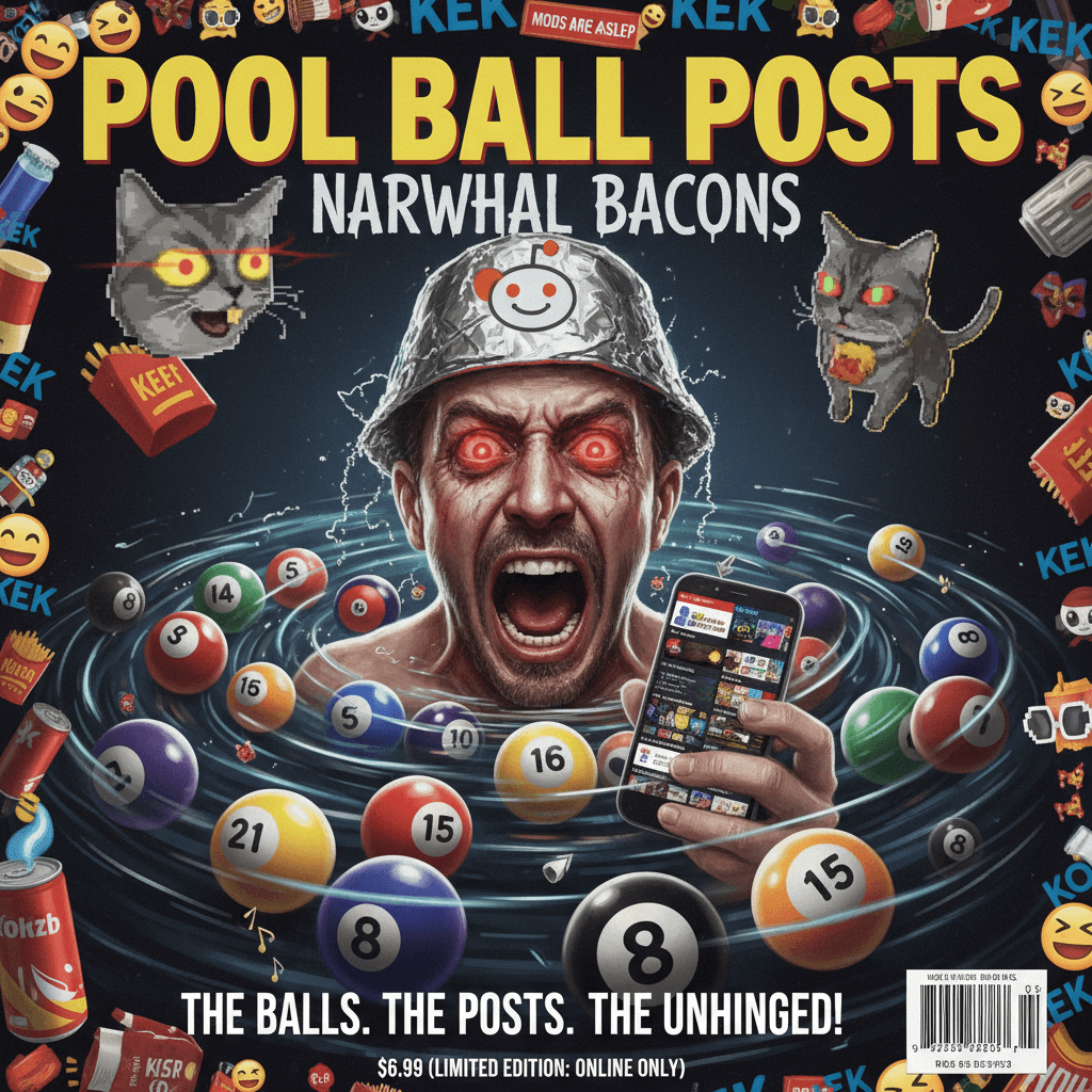 Reddit moment energy: one man's descent into pool ball chaos