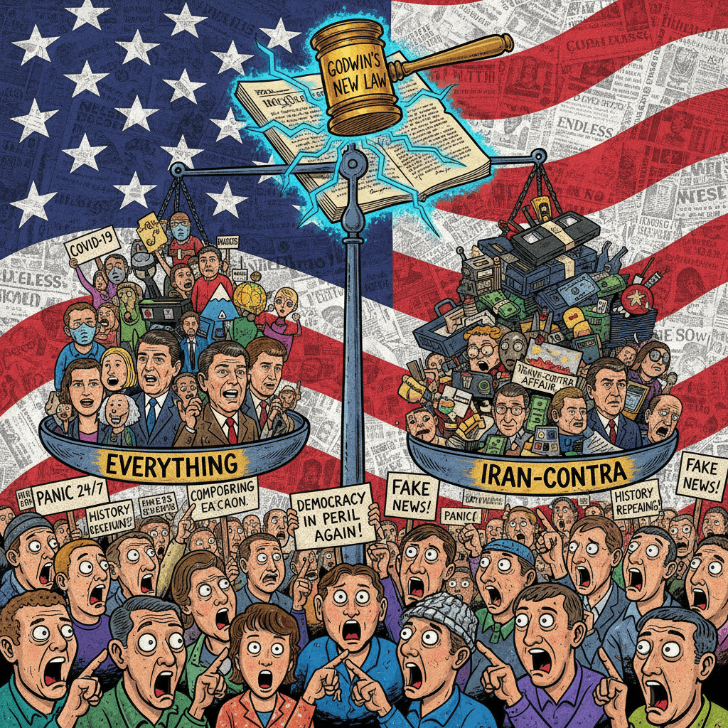 comparing everything to iran-contra is the new godwin's law