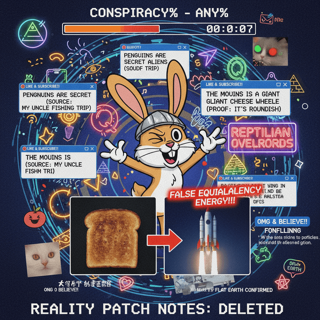 unhinged recap where reality is negotiable and facts are optional