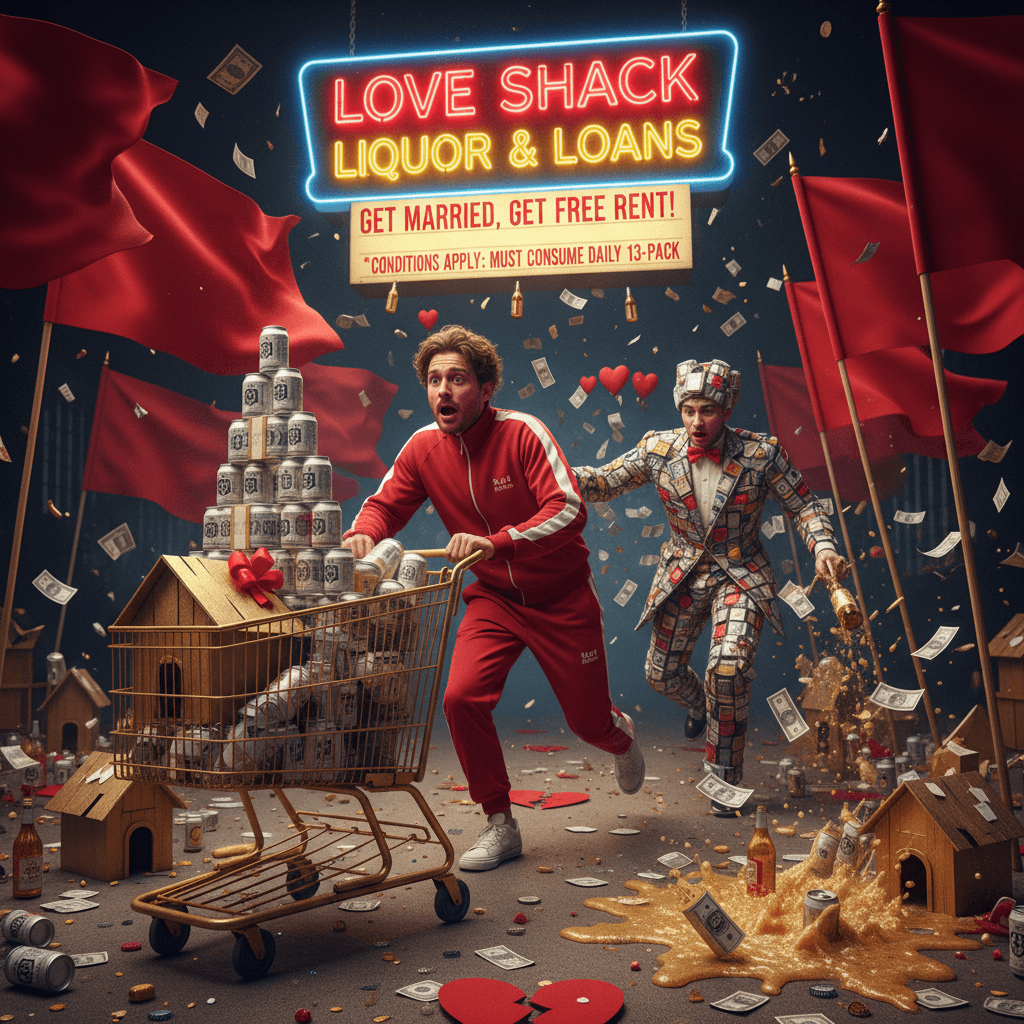 free housing + nightly 13-pack = acceptable courtship ritual