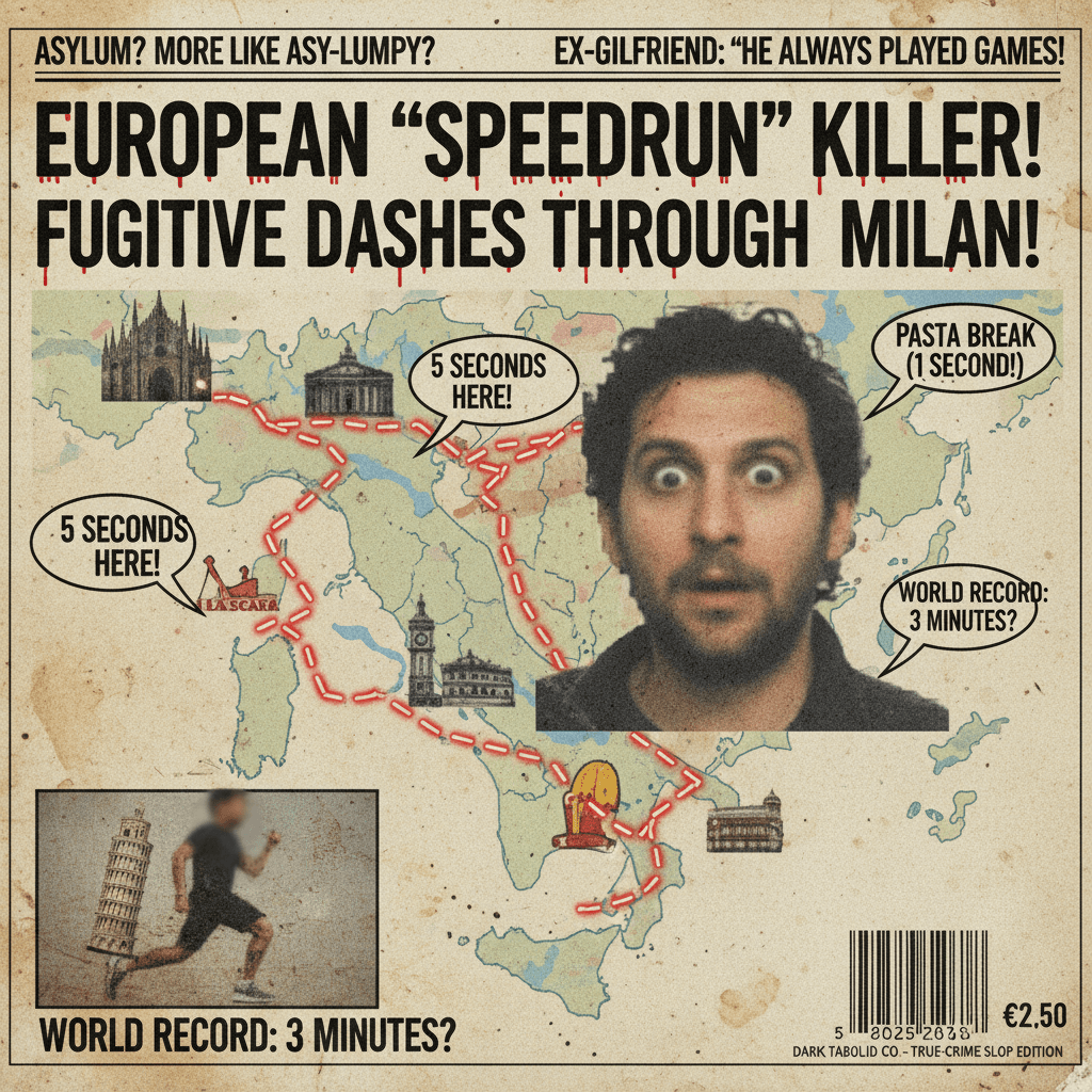 Alleged murderer: Europe speedrun any% - Milan edition
