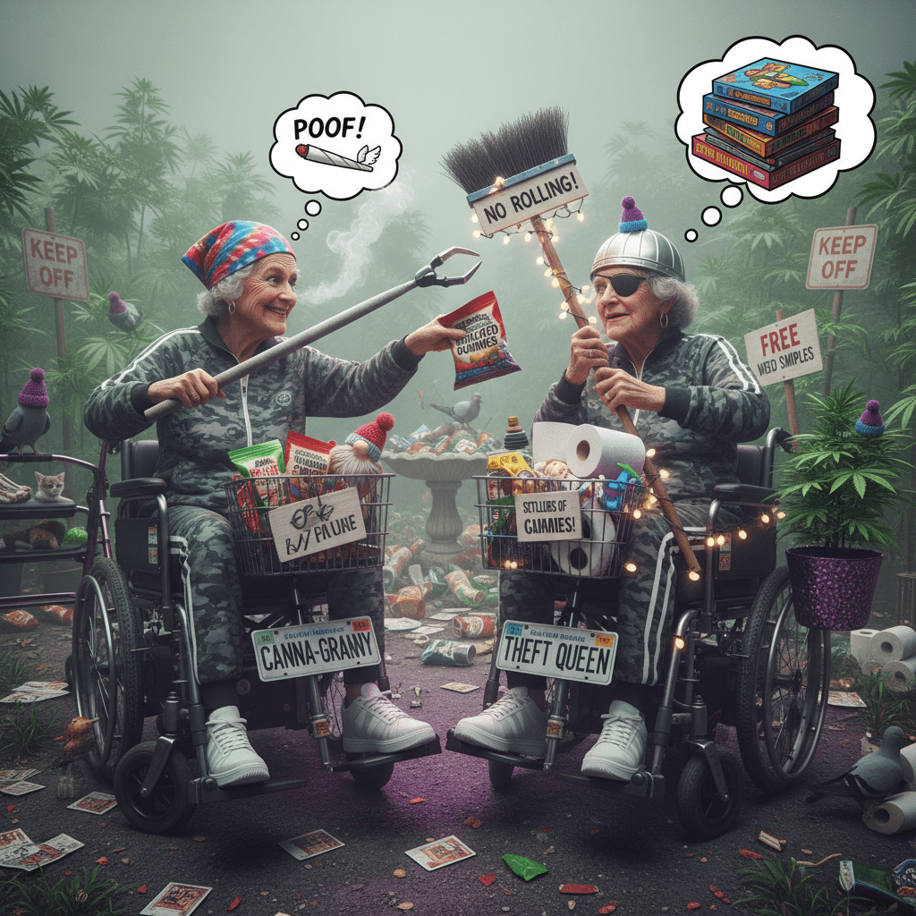 neither of us rolling: a tale of escalating geriatric theft