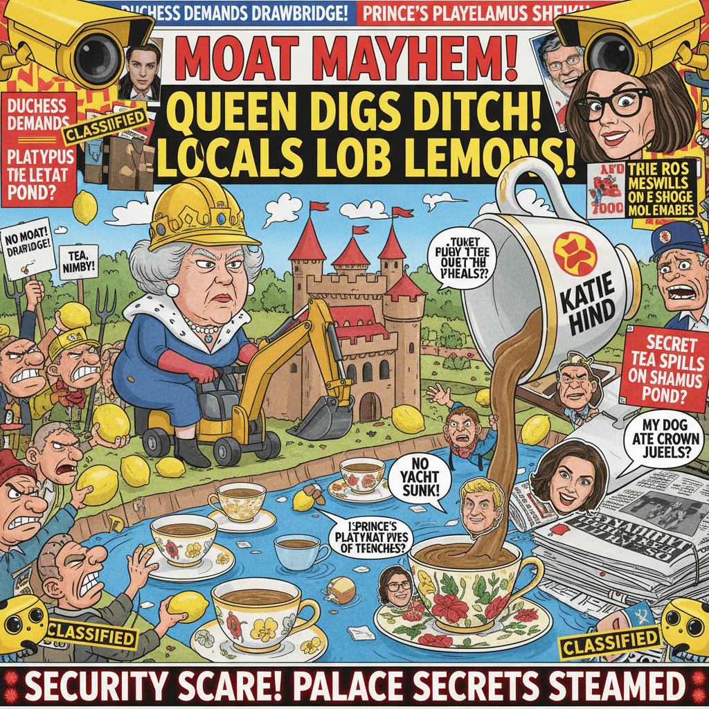 Royals build moat, locals lose minds, Katie Hind spills tea on famous people