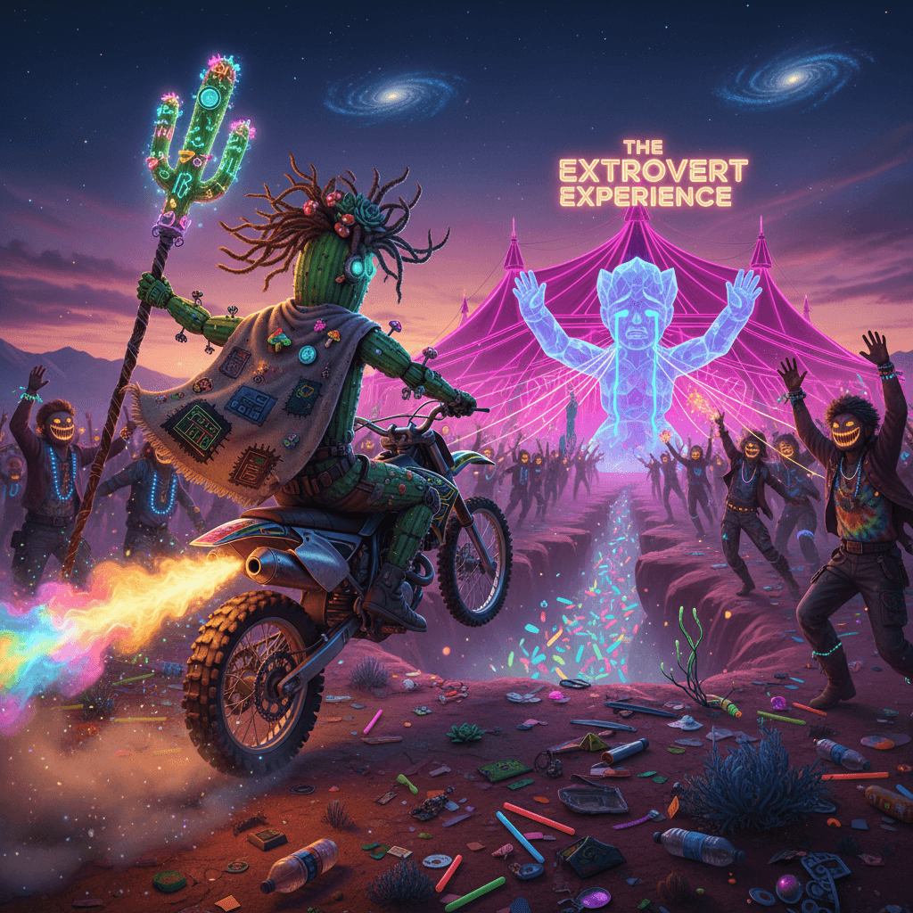 autistic dirtbike cactus guy vs. the extrovert experience