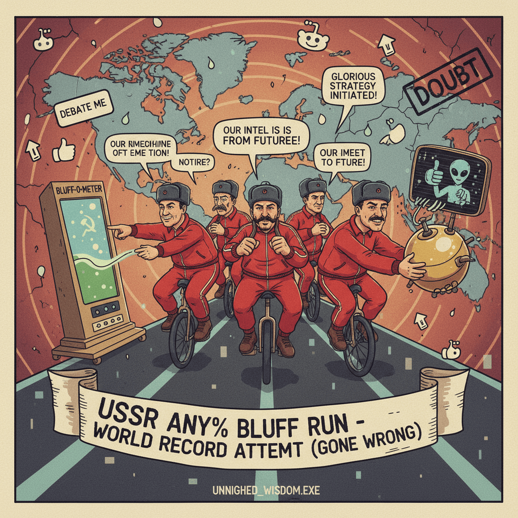 Soviets speedrun the bluff while claiming insider knowledge