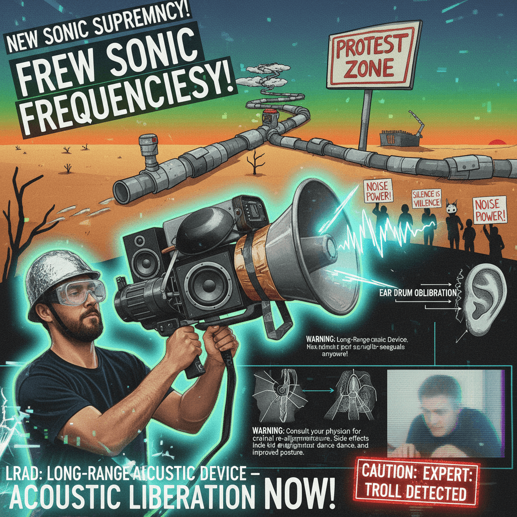 BREAKING: person discovers LRAD exists, immediately becomes weapons expert