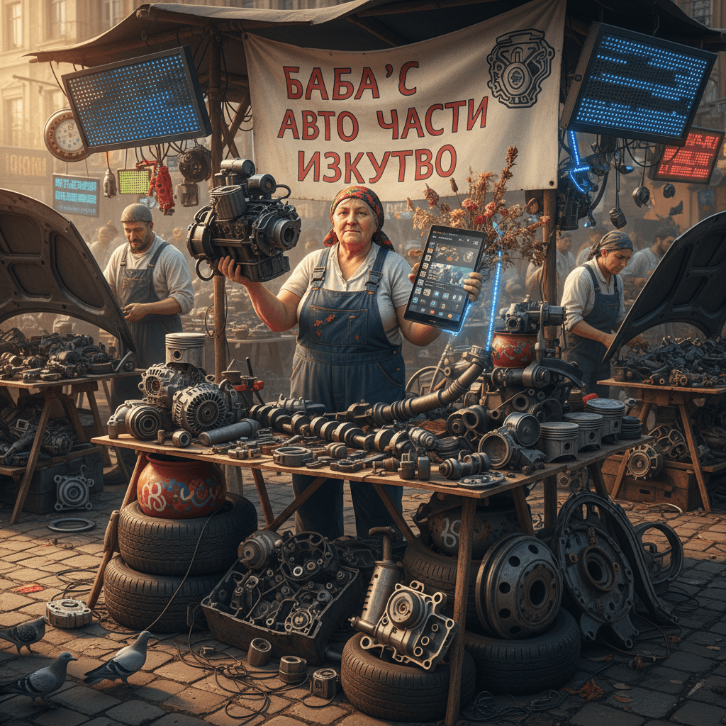 Grandma sells car guts on Facebook like it's pottery