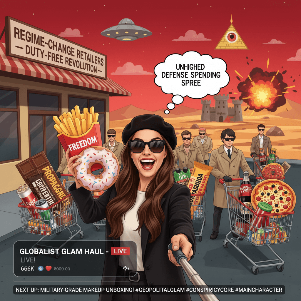 Shopping haul but make it geopolitical psyop