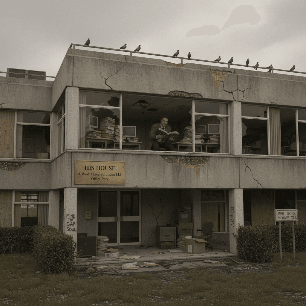 His house has the energy of a Workplace Solutions LLC office park