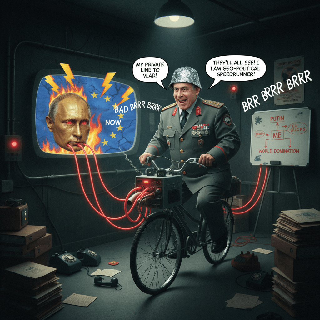 Netanyahu's secret Putin hotline goes brrr, also EU bad now I guess