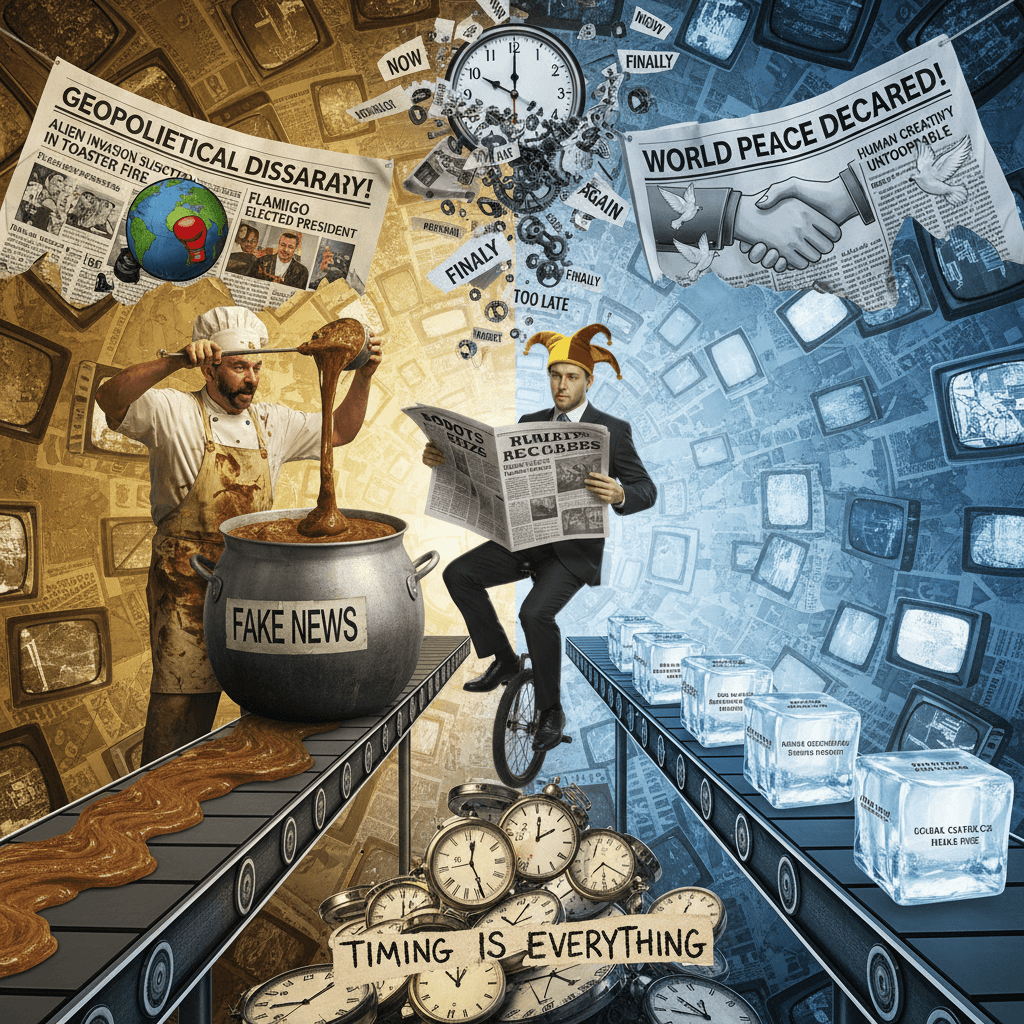 Real news isn't slop, even when headlines are awkwardly adjacent