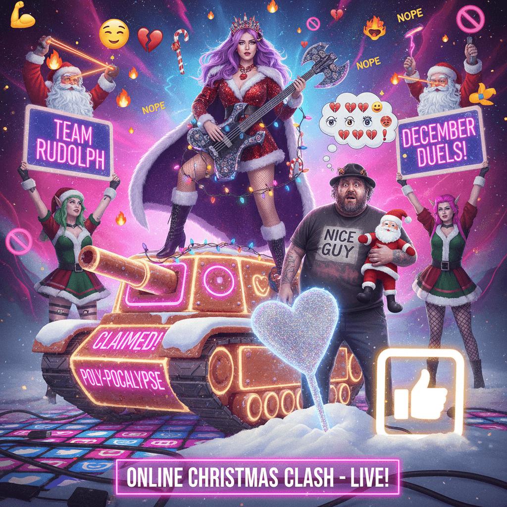 woman stakes romantic claim on Santa Claus, declares polyamory war