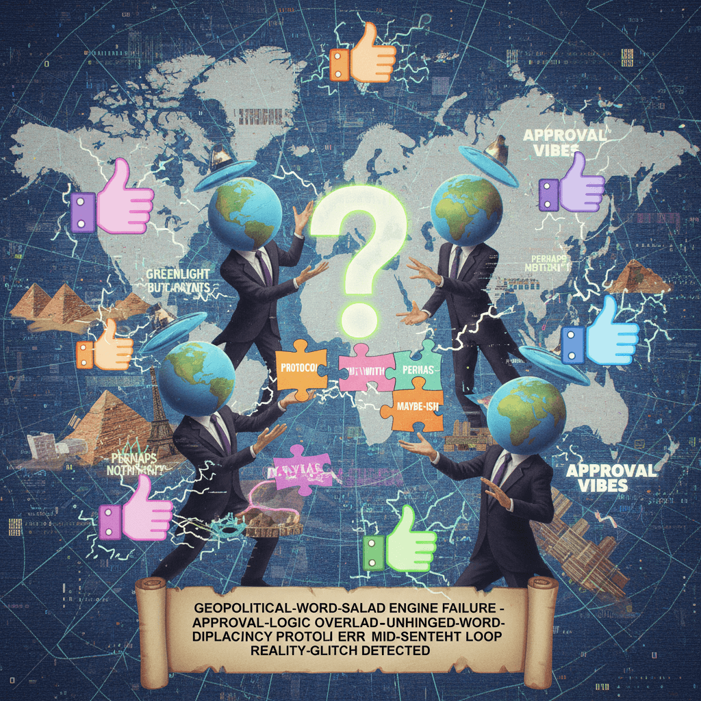 we gave them approval vibes: a study in diplomatic incoherence