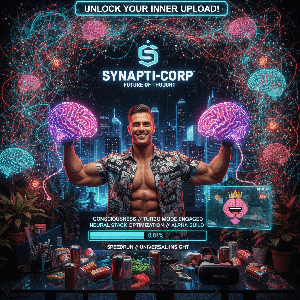 Tech bro promises to speedrun consciousness via RGB brain render