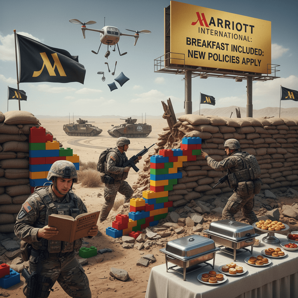 The irony of breaking your own playbook, sponsored by Marriott