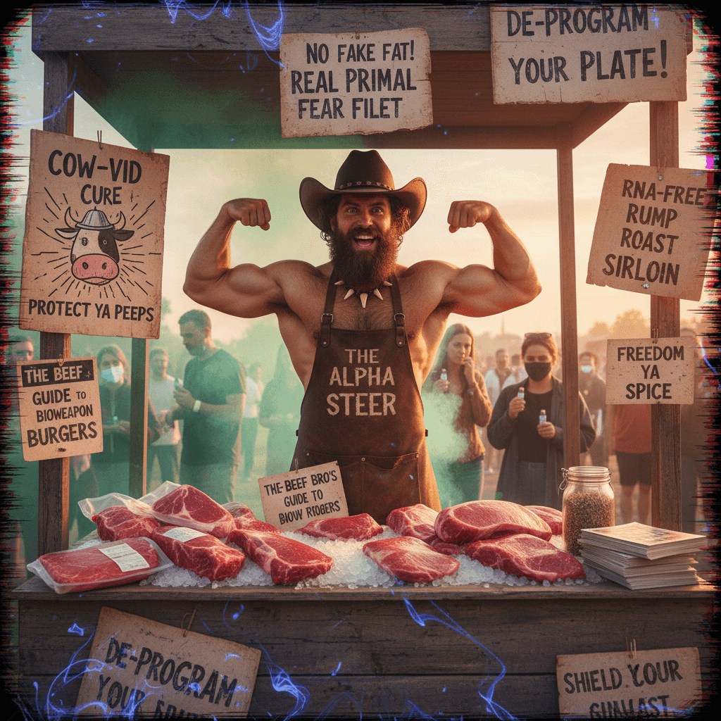 Texas man sells fear-based beef to people afraid of fake fat and RNA