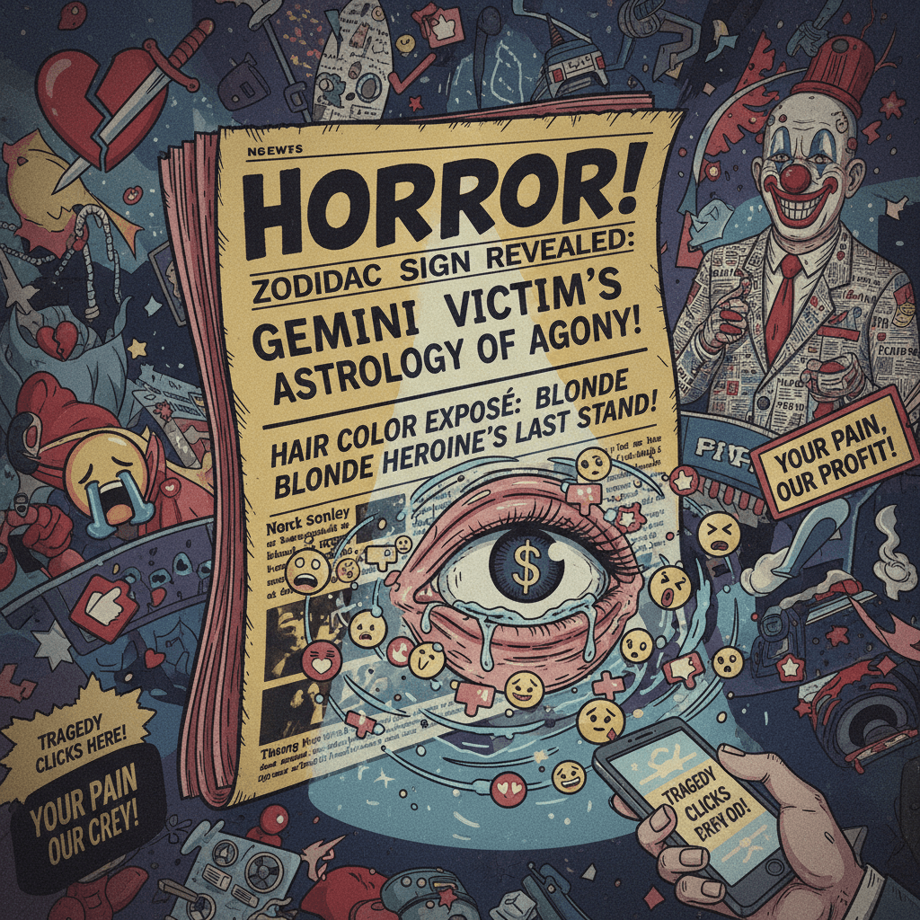 Headline that weaponizes identity details of mass shooting victims