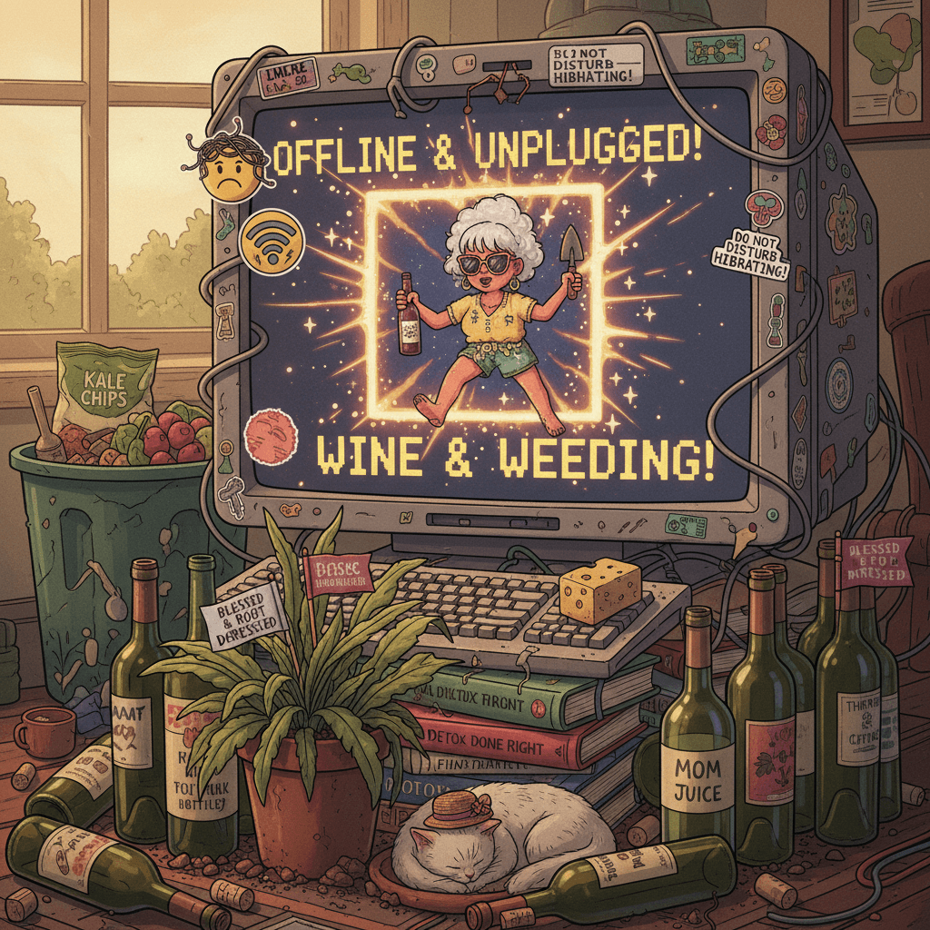 Camilla has logged off, chugged wine, and is never coming back online