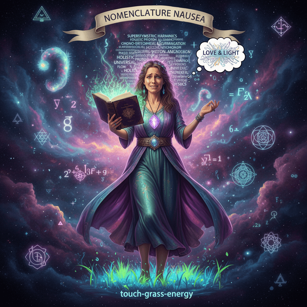 spiritual influencer discovers thesaurus, immediately regrets it