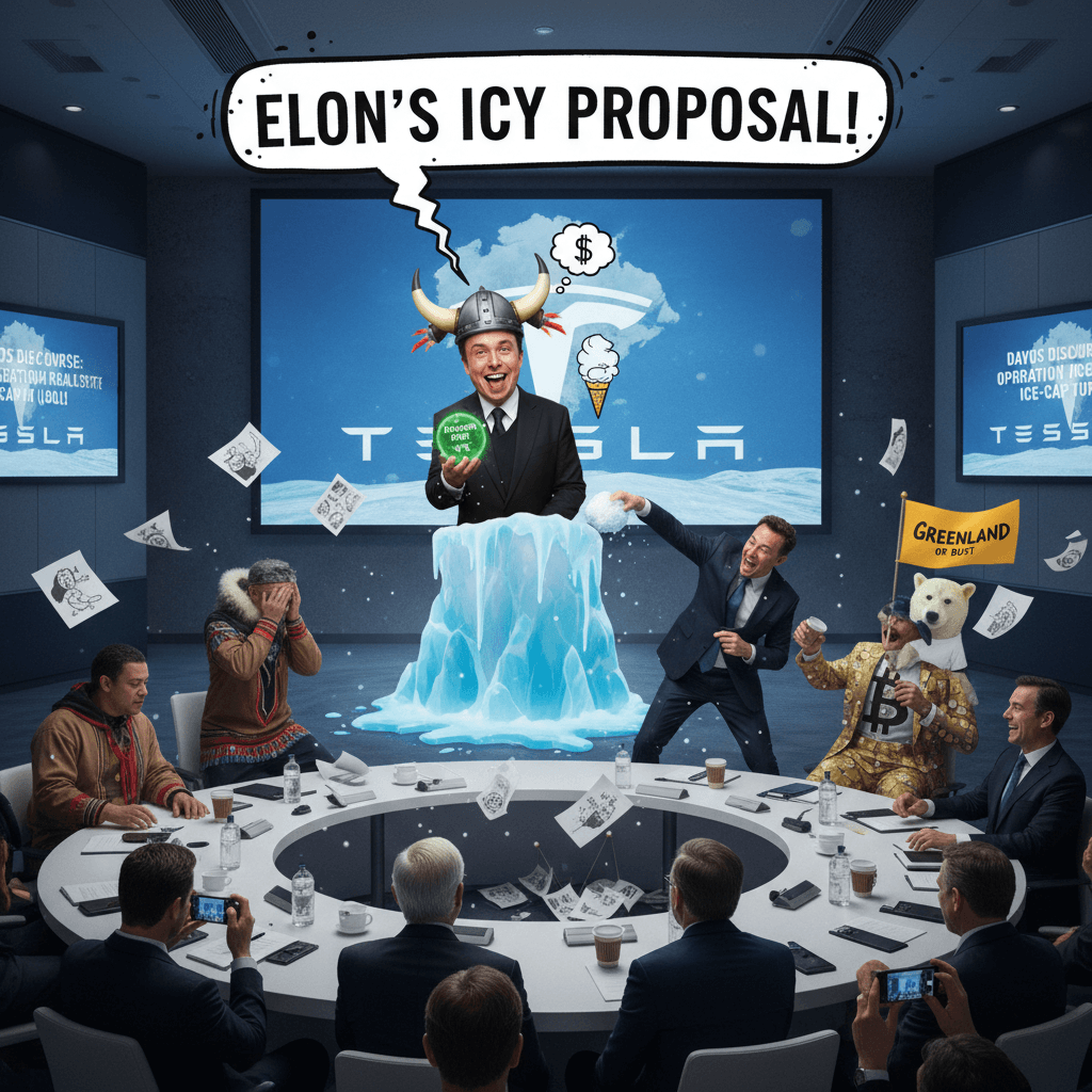 Elon makes peace summit joke about Greenland acquisition bit