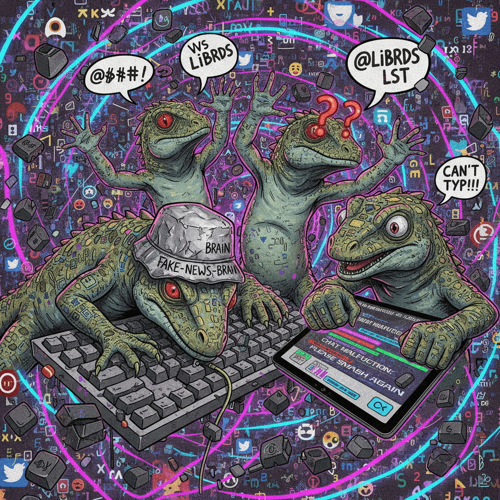 libards lost (their ability to type apparently)