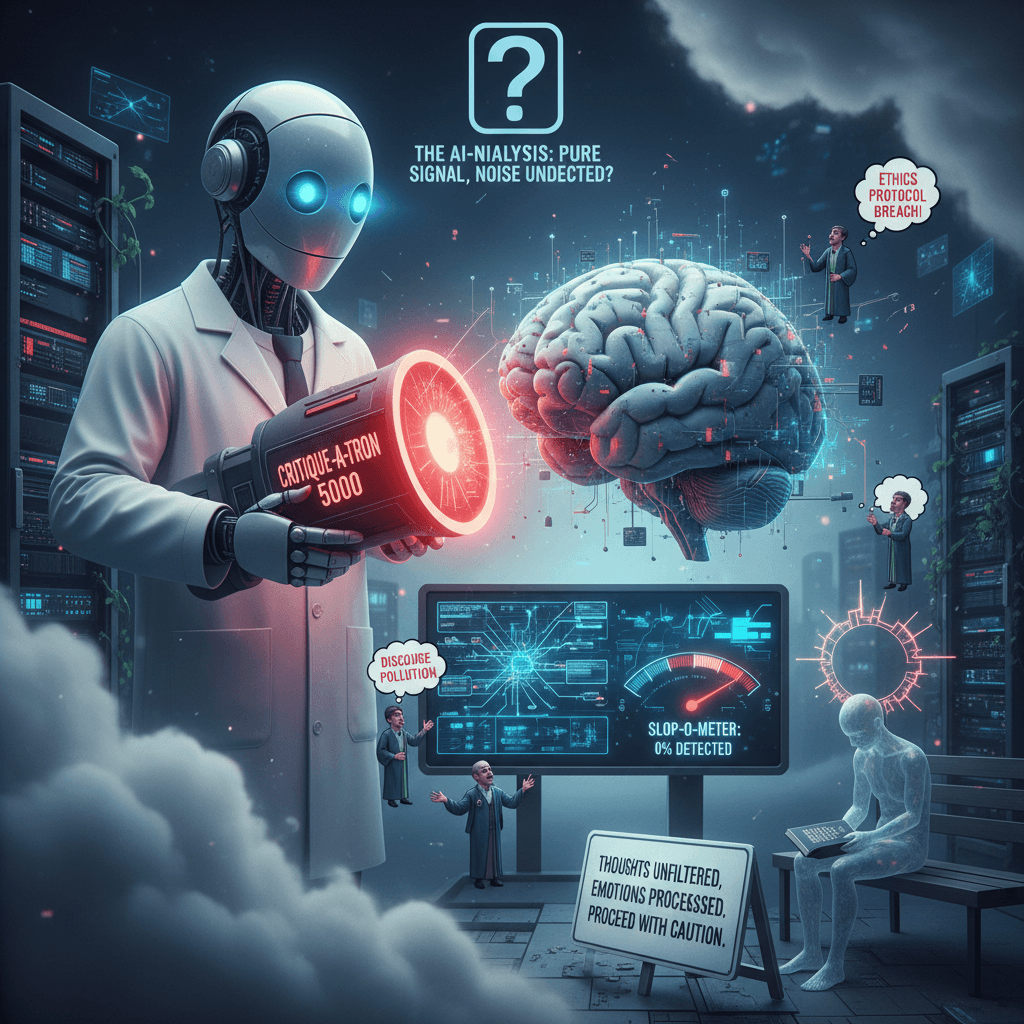 Serious article about serious topic, zero slop detected