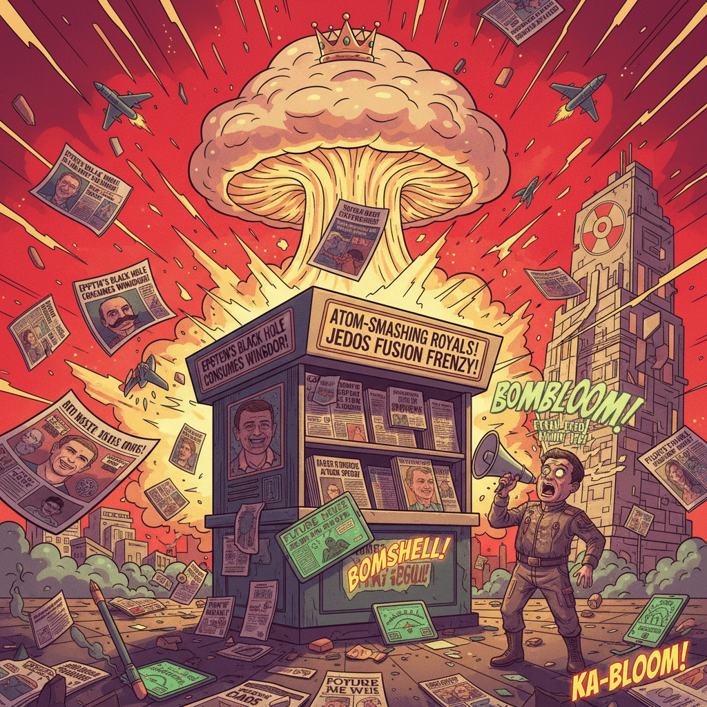 Tabloid goes nuclear: Royal + Epstein + flights = maximum scandal energy