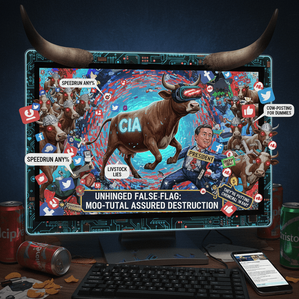 cow-framed speedrun: CIA uses livestock for political assassination