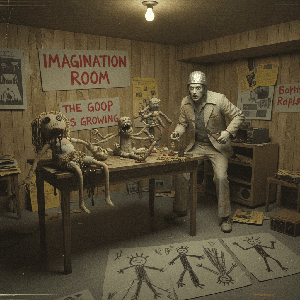 1970s basement fever dream: where craft time meets psychological horror