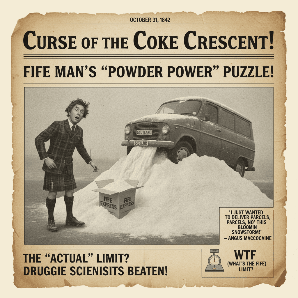 Fife delivery driver somehow exceeded an existing cocaine limit