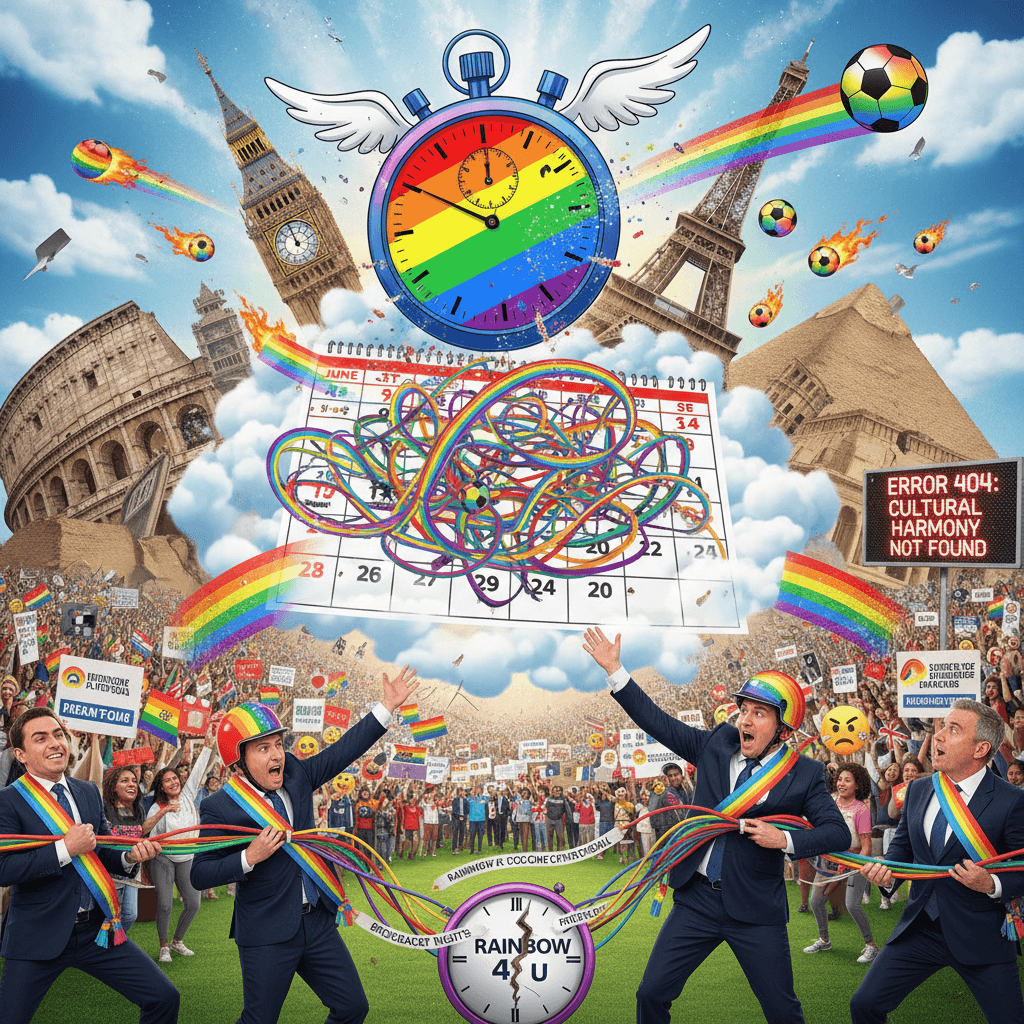 FIFA accidentally speedruns international incident via rainbow scheduling