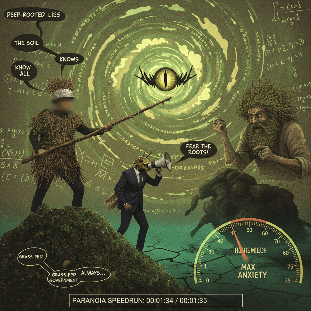 Touch grass energy masquerading as political analysis ft. ominous ellipses