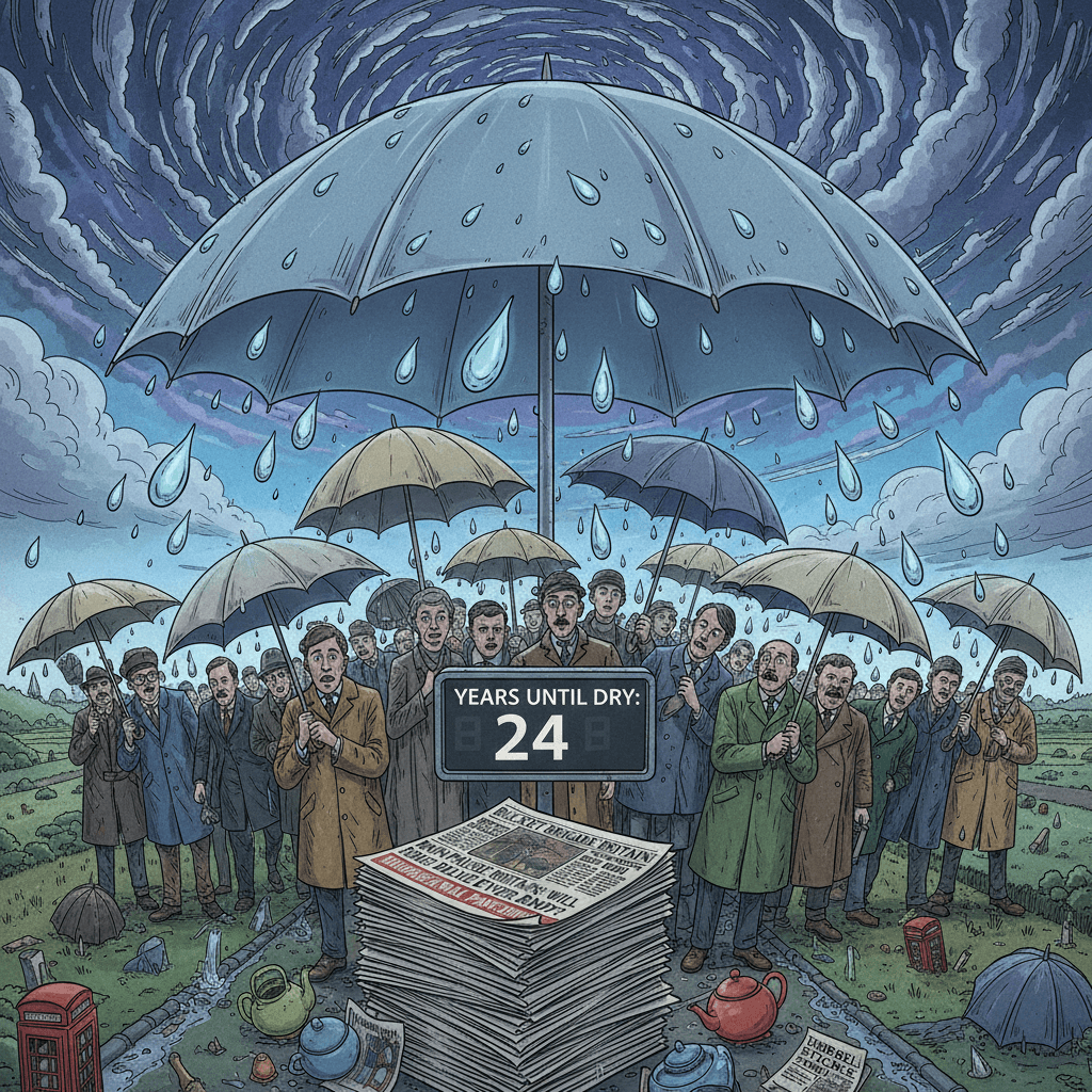 Breaking: Britain discovers water falls from sky, expects it to stop in 2048