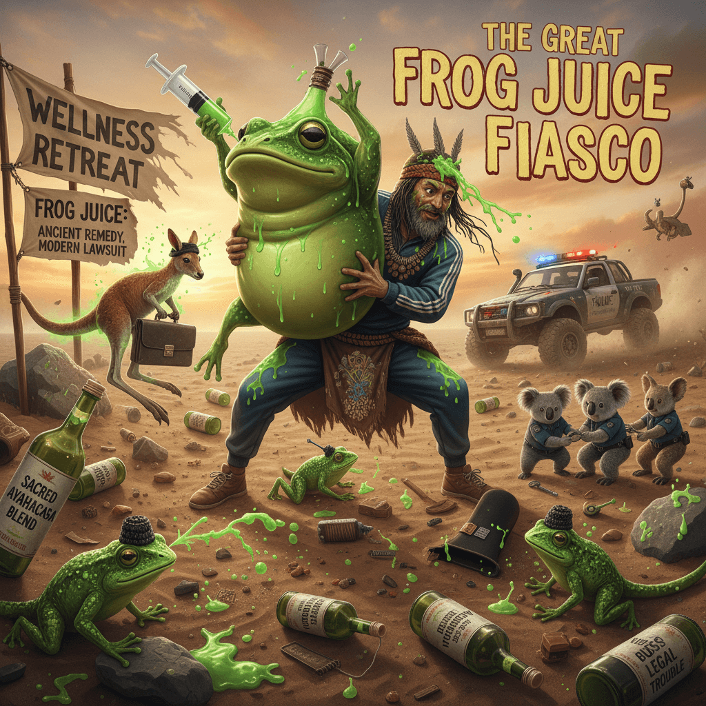 Shaman allegedly mishandled the sacred frog juice, charges filed