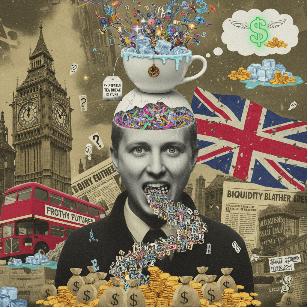 cold tea, scrambled brains, nonsense syllables = profit?