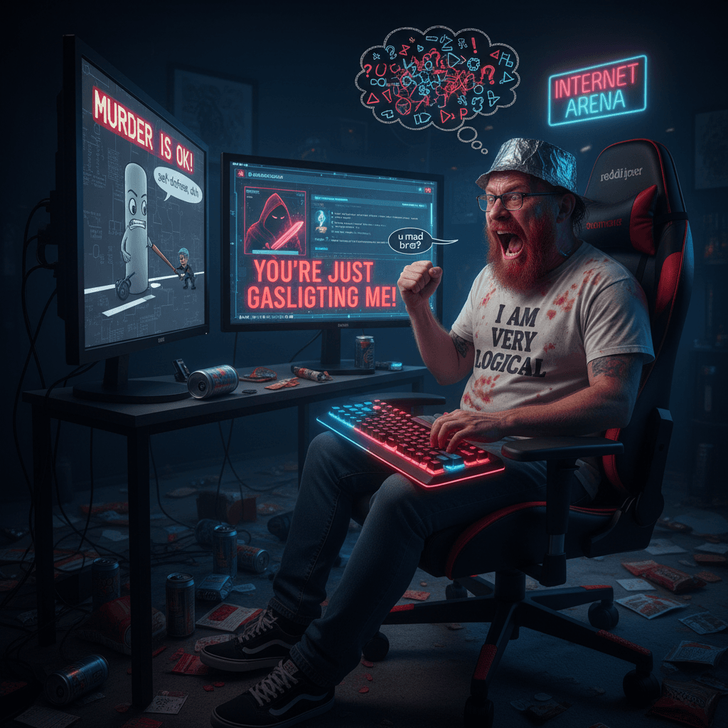 reddit user discovers the concept of logical fallacies, very upset