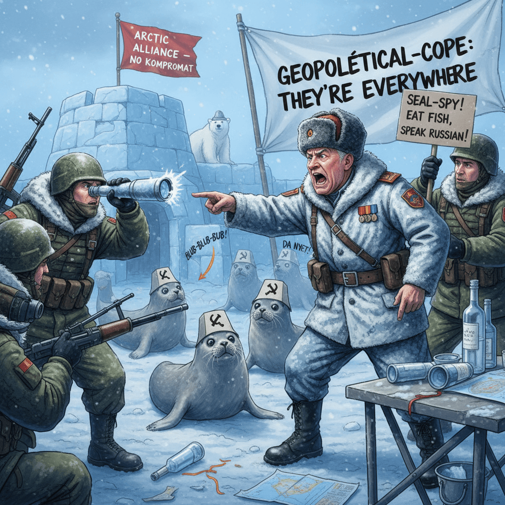 General casually accuses seals of being Russian spies